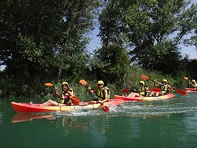 Routes in canoes in calm waters and in river |  Hostel GreenRiver in Cuenca